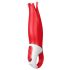 Satisfyer Power Flower - vibrador recargable e impermeable (rojo)