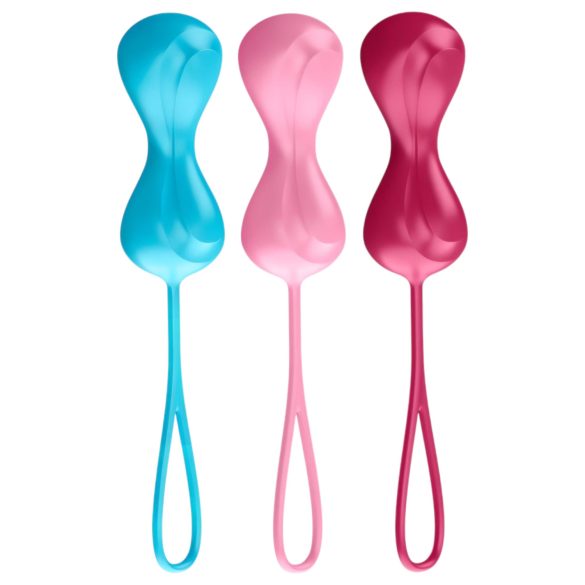 Satisfyer Power Balls - Set de bolas chinas con movimiento (3 piezas)