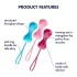 Satisfyer Power Balls - bolas chinas con peso móvil - set de 3 unidades