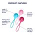 Juego de Bolas Kegel Satisfyer - set de 3 piezas