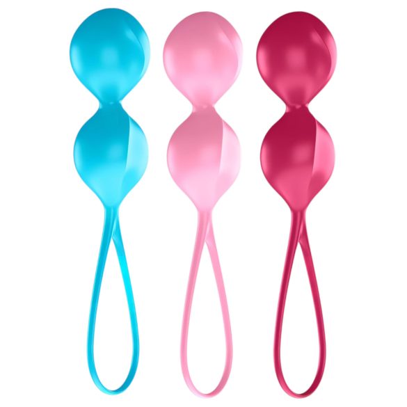 Satisfyer V Balls - bolas chinas dúo - set de 3 piezas