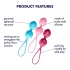 Satisfyer V Balls - bolas chinas dúo - set de 3 piezas