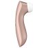 Satisfyer Pro 2+ - Vibrador estimulador de clítoris recargable (marrón)