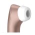Satisfyer Pro 2+ - Vibrador estimulador de clítoris recargable (marrón)