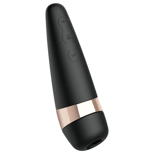 Satisfyer Pro 3+ - Estimulador de clítoris recargable e impermeable (negro)