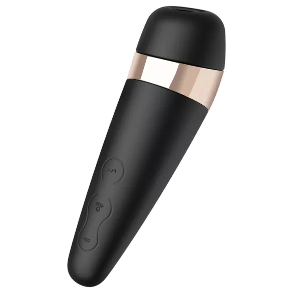 Satisfyer Pro 3+ - vibrador succionador de clítoris recargable e impermeable negro