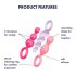 Juego de Plugs Anales Satisfyer Booty Call - Colorido (3 Piezas)