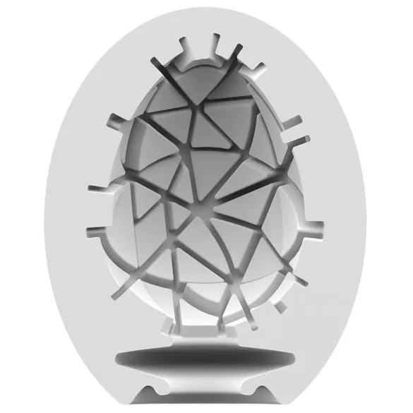 Satisfyer Egg Crunchy - masturbador huevo - textura interna