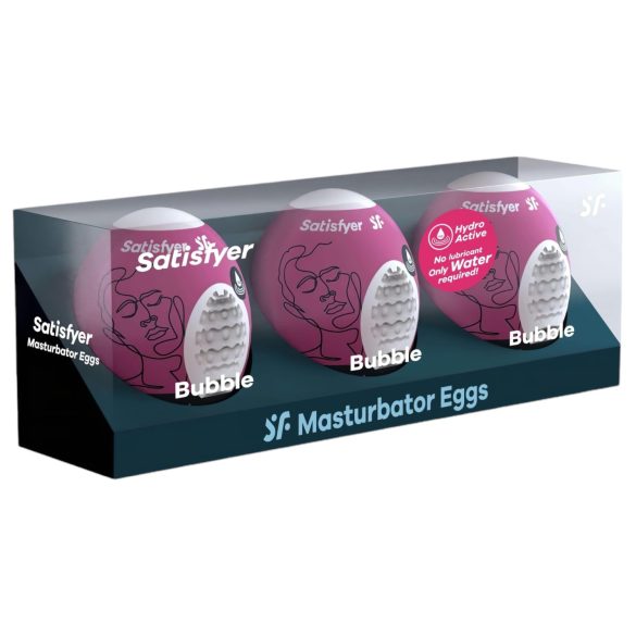 Satisfyer Huevo Bubble - masturbador (3 piezas)