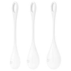   Satisfyer Yoni Power 1 - bolas chinas set - blanco - 3 piezas