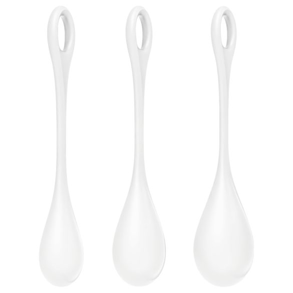 Satisfyer Yoni Power 1 - bolas chinas set - blanco - 3 piezas