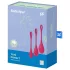 Satisfyer Yoni Power 1 - bolas chinas - set 3 piezas - silicona roja