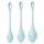 Satisfyer Yoni Power 2 - bolas chinas set 3 piezas - silicona azul