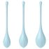 Satisfyer Yoni Power 2 - Juego de bolas de Geisha - azul (3 piezas)