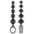 Satisfyer Love Beads - Set de Dildos Anales con Cuentas (Negro)