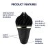 Satisfyer Sweet Treat - vibrador recargable rotatorio para clítoris (negro)