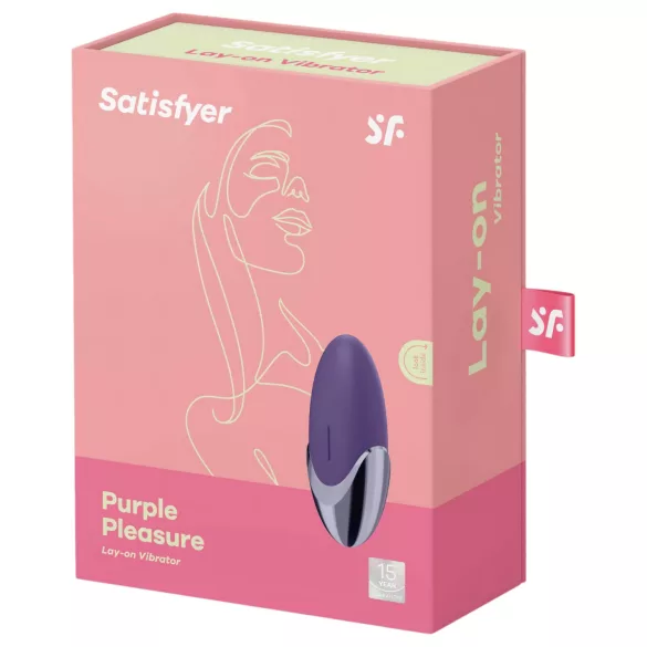 Satisfyer Purple Pleasure - vibrador recargable para clítoris - silicona lila