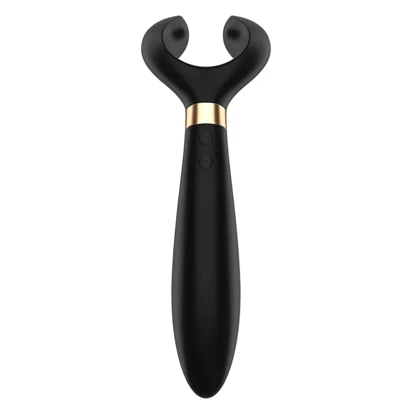 Satisfyer Endless Fun - vibrador para parejas recargable impermeable negro