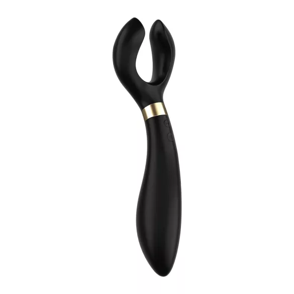 Satisfyer Endless Fun - vibrador para parejas recargable e impermeable (negro)