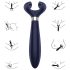 Satisfyer Endless Fun - Vibrador impermeable para parejas, recargable (azul)