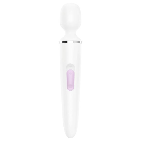 Satisfyer Wand-er Woman - masajeador vibrador impermeable (blanco)