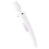 Satisfyer Wand-er Woman - masajeador vibrador impermeable (blanco)