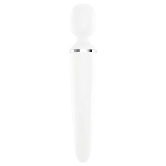 Satisfyer Wand-er Woman - vibrador masajeadora resistente al agua (blanco)