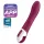Satisfyer Big Heat - vibrador punto G recargable con calor - silicona roja