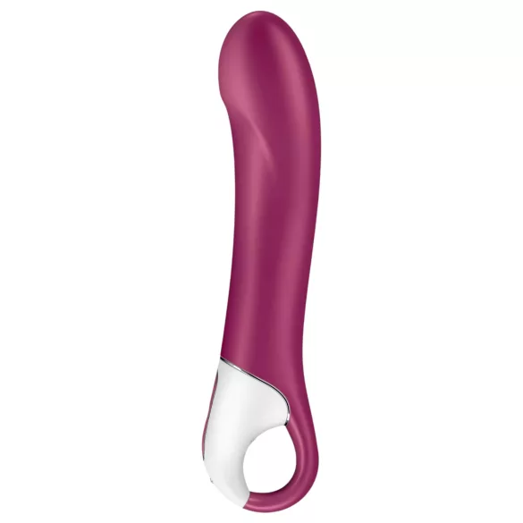 Satisfyer Big Heat - vibrador punto G recargable con calor - silicona roja