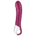 Satisfyer Big Heat - vibrador punto G recargable con calor - silicona roja