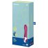 Satisfyer Big Heat - Vibrador para Punto G Recargable con Calor (Rojo)