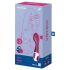 Satisfyer Hot Spot - vibrador térmico punto G recargable (rojo)