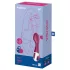 Satisfyer Hot Spot - vibrador punto G recargable con calor - silicona roja