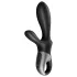 Satisfyer Heat Climax+ - vibrador anal calefactable inteligente - silicona negra