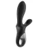 Satisfyer Heat Climax+ - vibrador anal calefactable inteligente - silicona negra