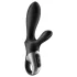 Satisfyer Heat Climax+ - vibrador anal calefactable inteligente - silicona negra