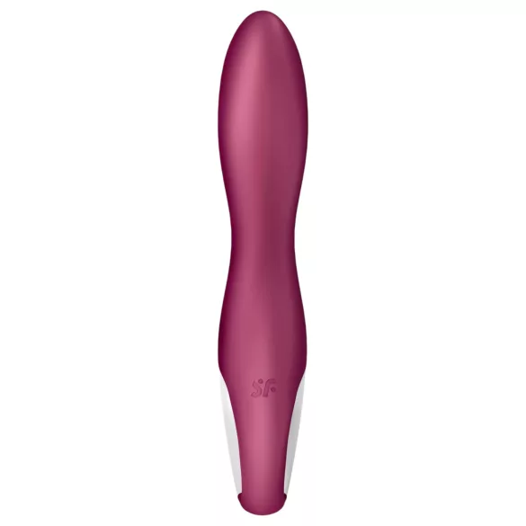 Satisfyer Heated Thrill - Vibrador calefactable con control por app (rojo)