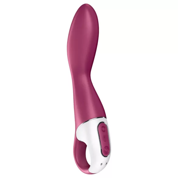 Satisfyer Heated Thrill - Vibrador calefactable con control por app (rojo)