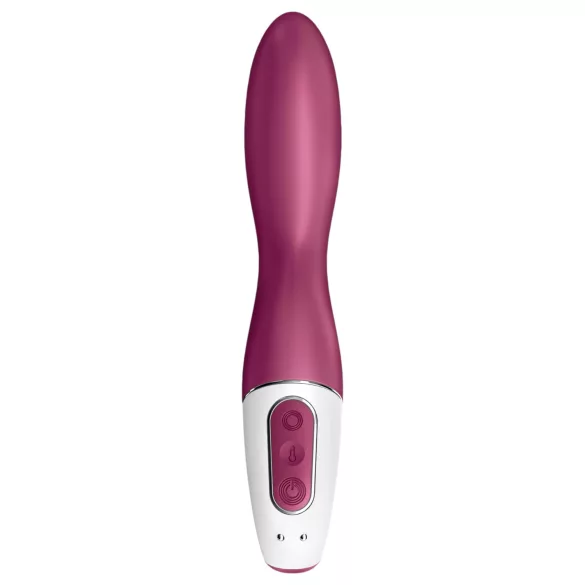 Satisfyer Heated Thrill - Vibrador calefactable con control por app (rojo)