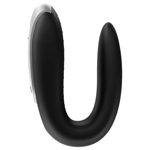 Satisfyer Double Fun - vibrador para parejas con control por app (negro)
