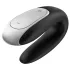 Satisfyer Double Fun - vibrador para parejas con control por app (negro)