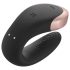 Satisfyer Double Love - Elegante vibrador dual con control remoto (negro)