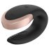 Satisfyer Double Love - Elegante vibrador dual con control remoto (negro)