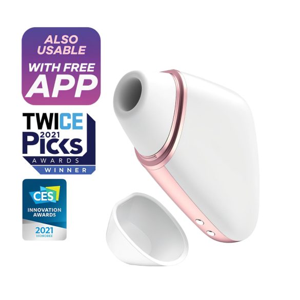 Satisfyer Love Triangle - Estimulador inteligente por ondas de aire (blanco)