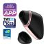 Satisfyer Love Triangle - Estimulador de clítoris inteligente por ondas de aire (negro)