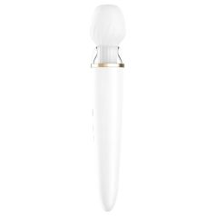   Satisfyer Double Wand-er - vibrador masajeador inteligente - blanco