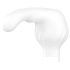 Satisfyer Double Wand-er - Vibrador masajeador inteligente (blanco)