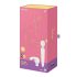 Satisfyer Double Wand-er - Vibrador masajeador inteligente (blanco)