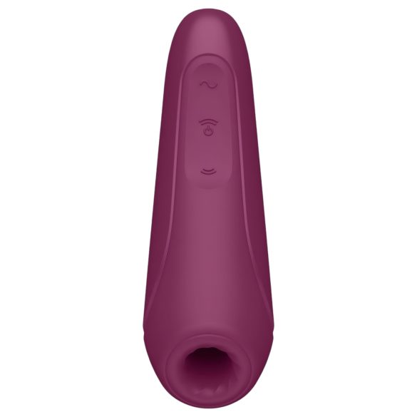 Satisfyer Curvy 1+ - succionador de clítoris de ondas de aire - rojo
