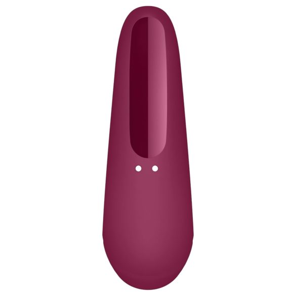 Satisfyer Curvy 1+ - succionador de clítoris de ondas de aire - rojo